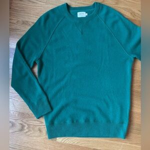 AE77 Men’s recycled cashmere slim fit crewneck sweater - size medium
